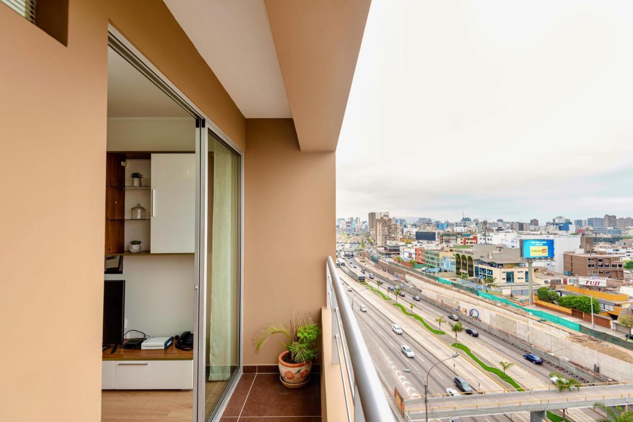 Alu Apartments - Limit With Miraflores Panoramic City View 利马 外观 照片