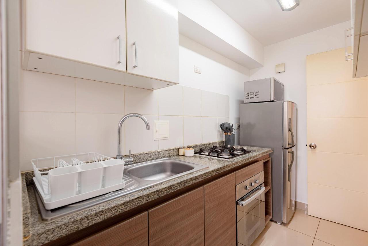 Alu Apartments - Limit With Miraflores Panoramic City View 利马 外观 照片