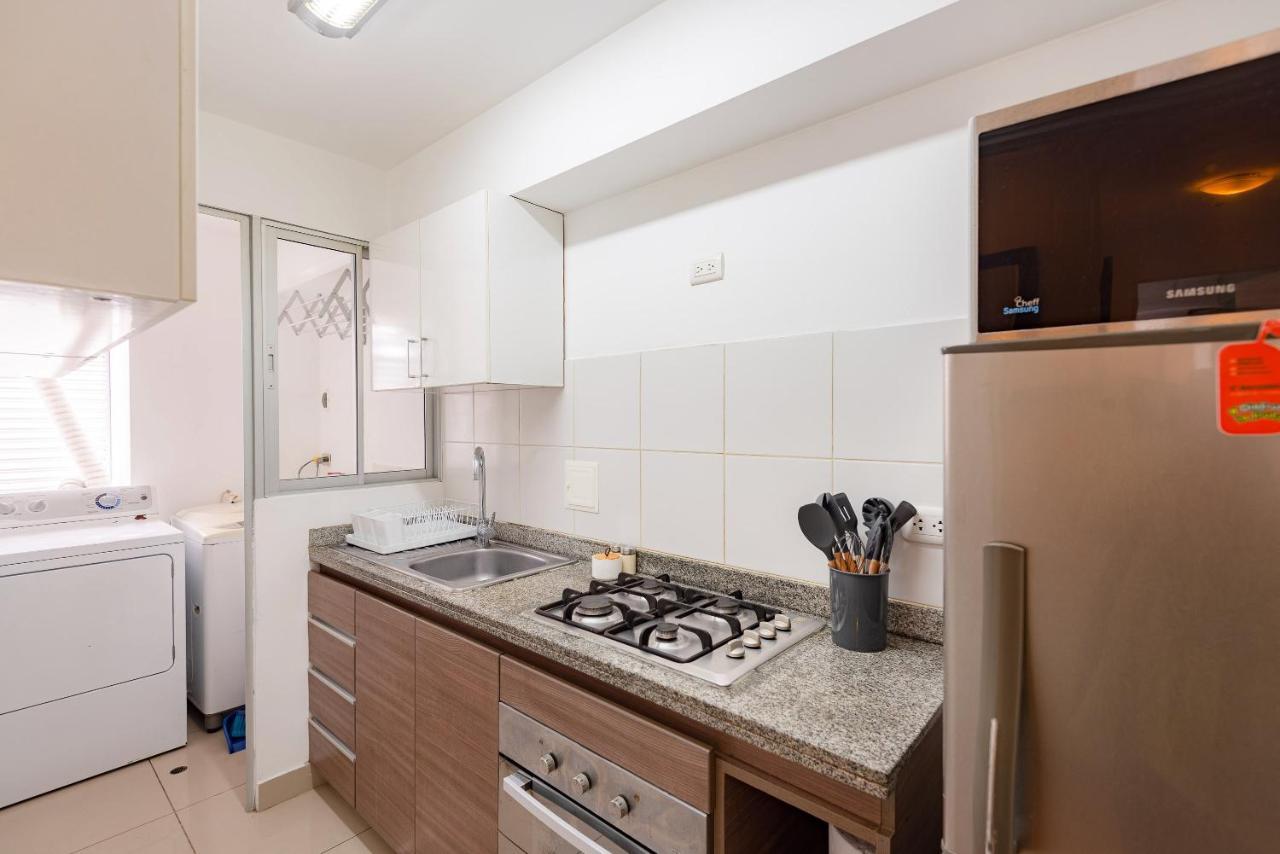 Alu Apartments - Limit With Miraflores Panoramic City View 利马 外观 照片