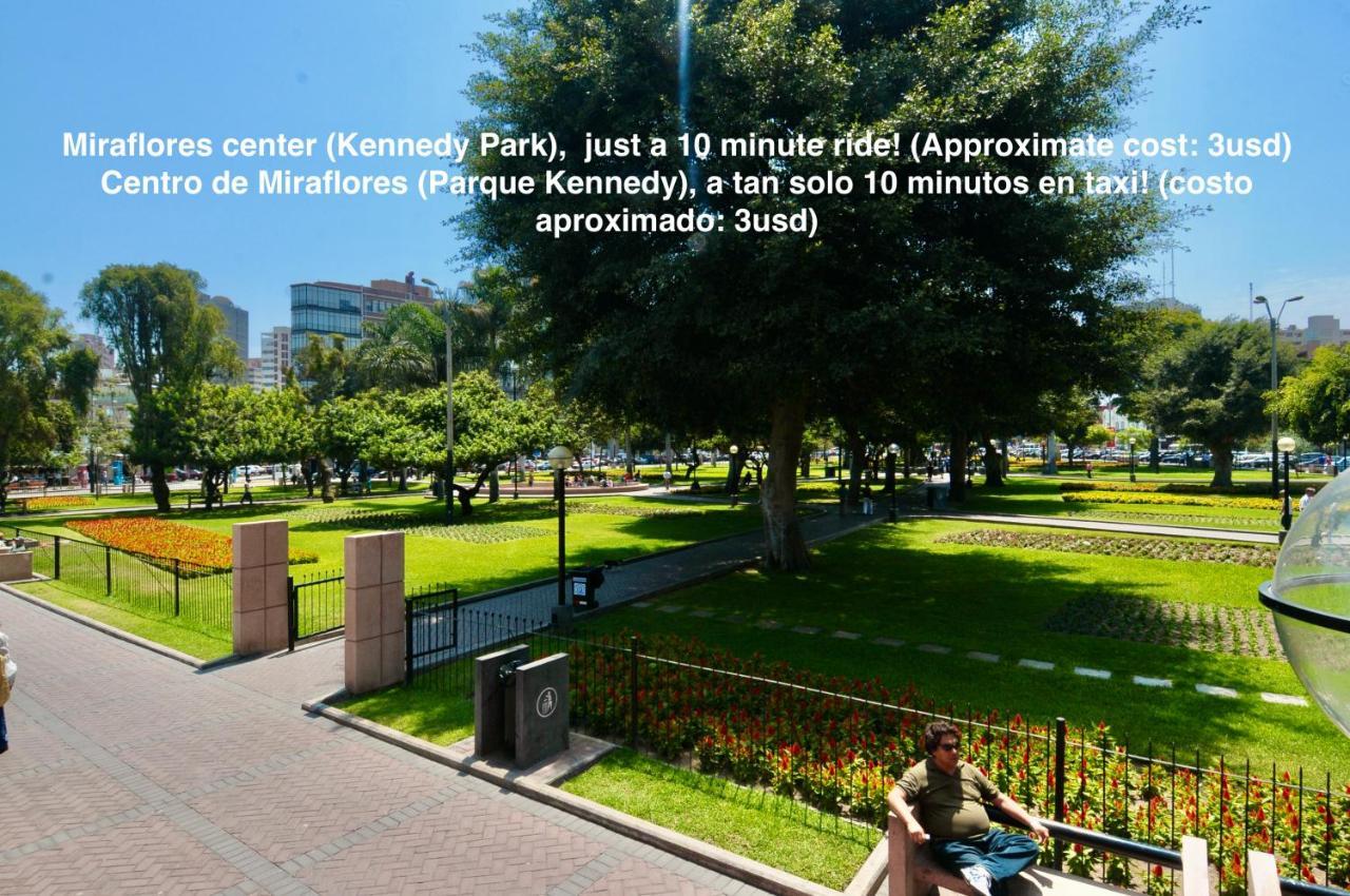 Alu Apartments - Limit With Miraflores Panoramic City View 利马 外观 照片