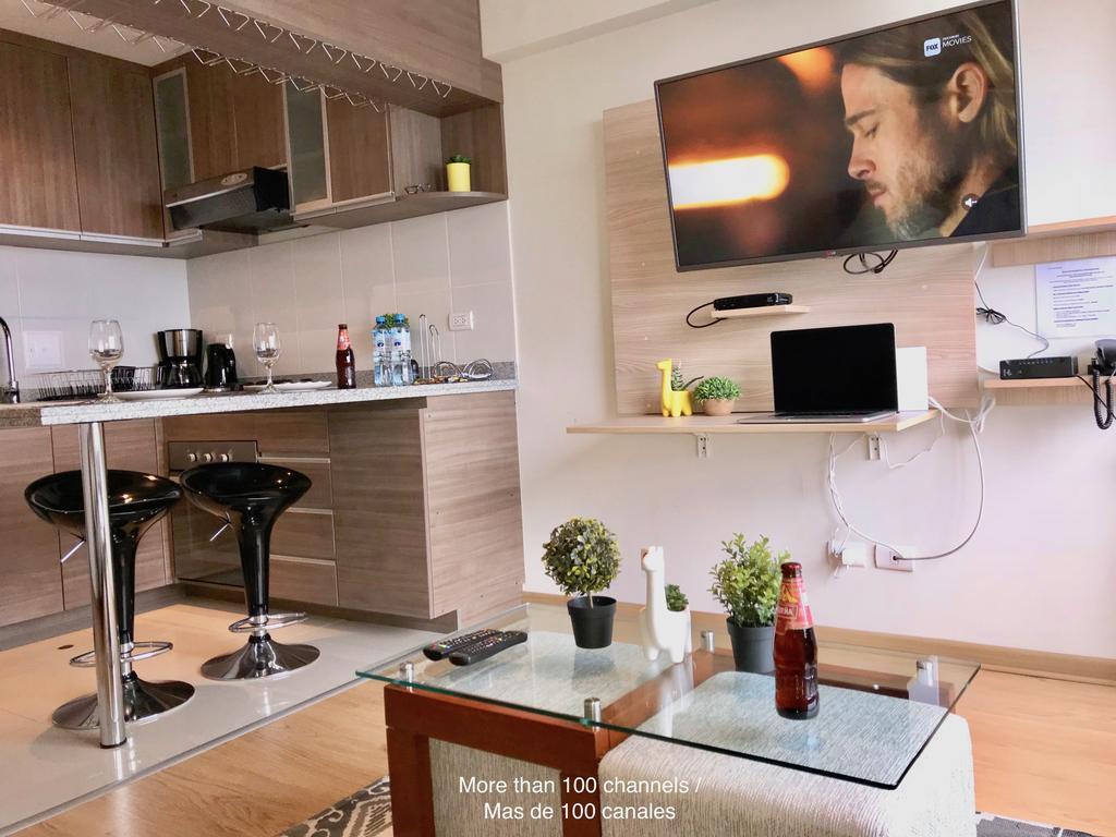 Alu Apartments - Limit With Miraflores Panoramic City View 利马 外观 照片