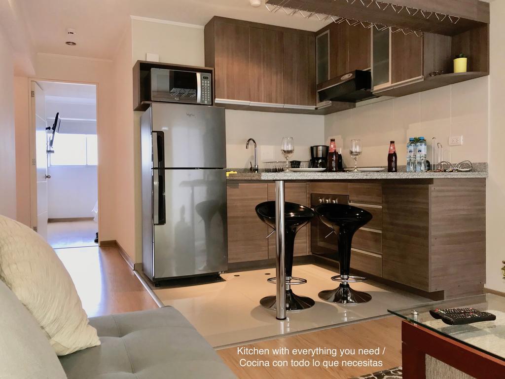 Alu Apartments - Limit With Miraflores Panoramic City View 利马 外观 照片