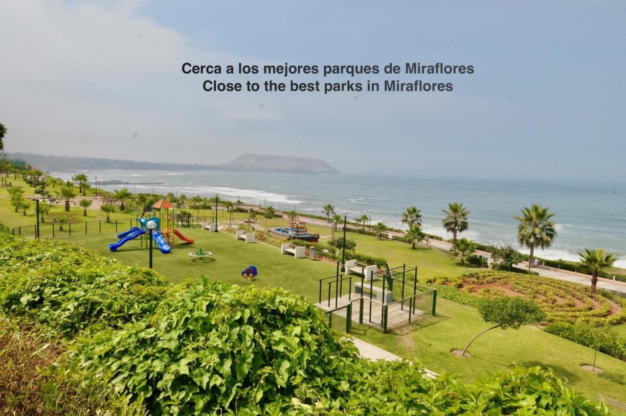 Alu Apartments - Limit With Miraflores Panoramic City View 利马 外观 照片