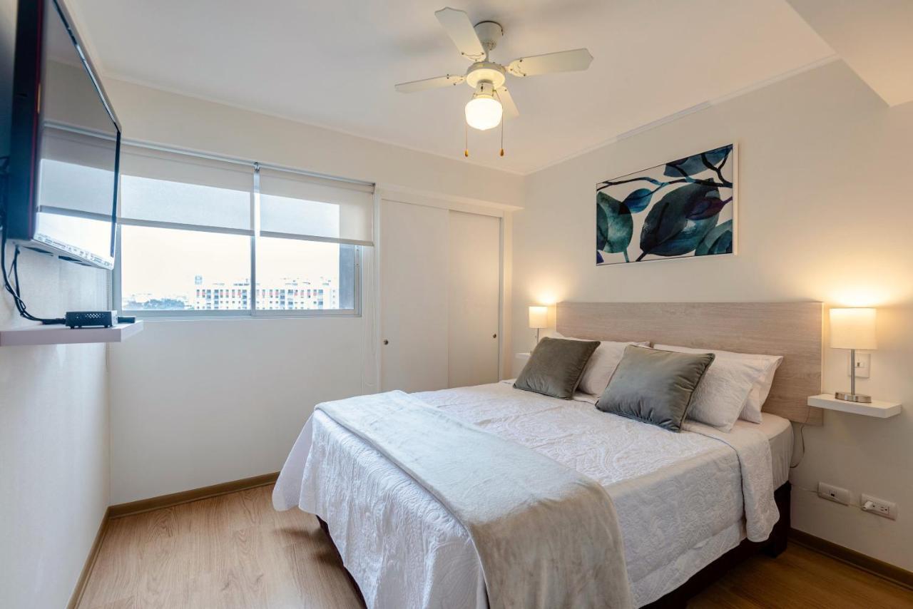 Alu Apartments - Limit With Miraflores Panoramic City View 利马 外观 照片